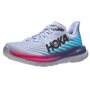 NWT/BOX HOKA Mach 5 White/Scuba Blue